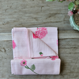 PACK OF THREE - Printed Waffle Bath Towel for Adults