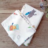 SUMMER VIBES - Flat Sheet with Pillow Case